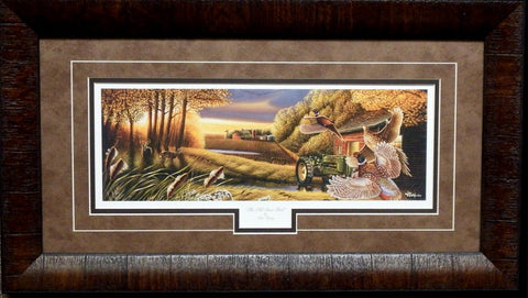 Mike Flentje The Old Deer Trail Pheasant Farm Print-Framed