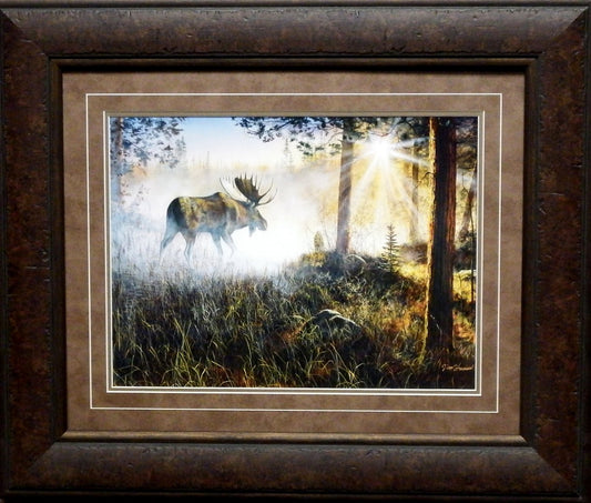 Jim Hansel A Walk in the Mist-Framed
