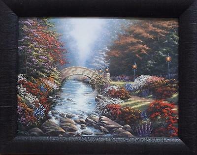 Derk Hansen Pathway of Dreams Garden Stream Print-Framed  19 x 15
