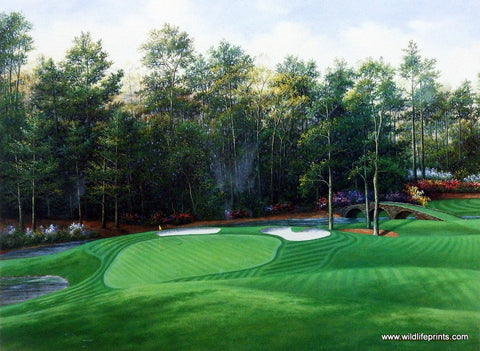 Charles Beck Picture 11th Green at Augusta National 