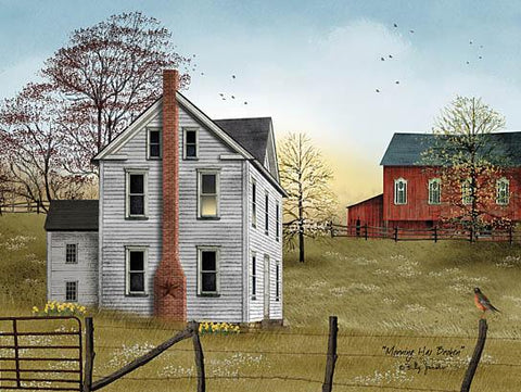 Billy Jacobs Morning has broken Farmhouse Art Print 16 x 12