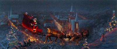 Christmas Travelers 1998 By David Rottinghaus Signed and Numbered Print 24 x 10