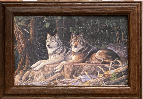Terry Doughty Leader of the Pack Wolve Decorator Print 14.5 x 10