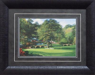 Larry Dyke The Eleventh at Augusta Golf Print-Framed-19 x 15