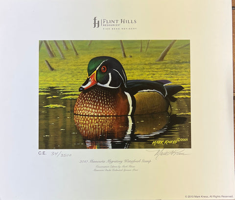 Mark Kness 2010 Minnesota Migratory Waterfowl Stamp Print