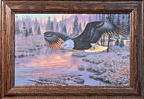 Cynthie Fisher Dawn's Early Flight Eagle Art Print-14.5 x 10.5