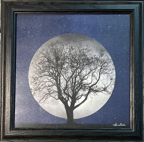 Lori Deiter Full Moon Art Print-Framed 14.5 x 14.5