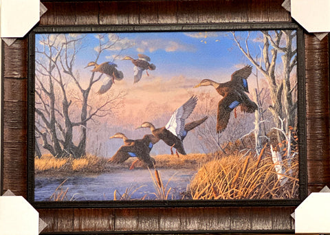 Doughty, That Special Place Duck Hunting Art Print-Framed 29.5 x 21.5