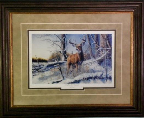 Jim Hansel After the Season Deer Hunting Print Framed 21 x 17