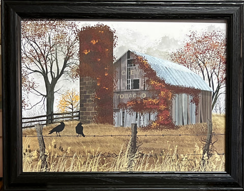 Billy Jacobs The Old Barn Crow Farm Art Print-Framed 18.5 x 14.5