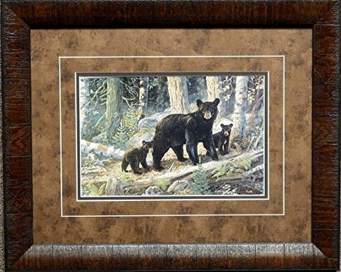 Terry Doughty Woodland Lessons- Framed - 21"x17"