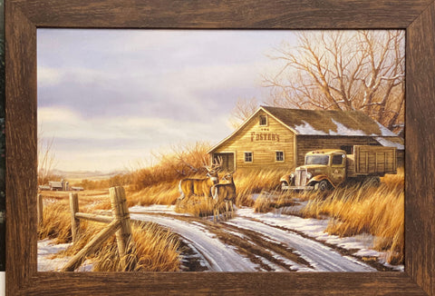 Rosemary Millette Deer Farm Art Print 27.5 x 19.5