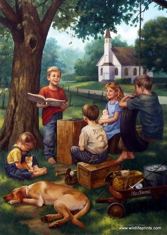 Charles Freitag The Bible Tells Me So - 10"x 14" Open Edition