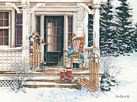 John Rossini, It's A Snow Day Art Print-16 x 12