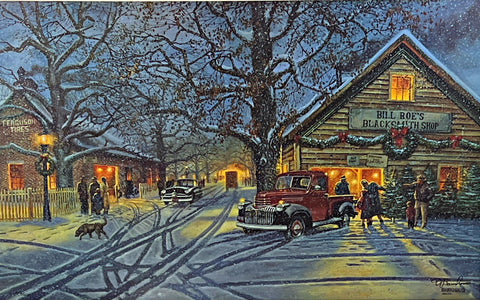 Dave Barnhouse The Perfect Tree S/N 25.75 x 16.25