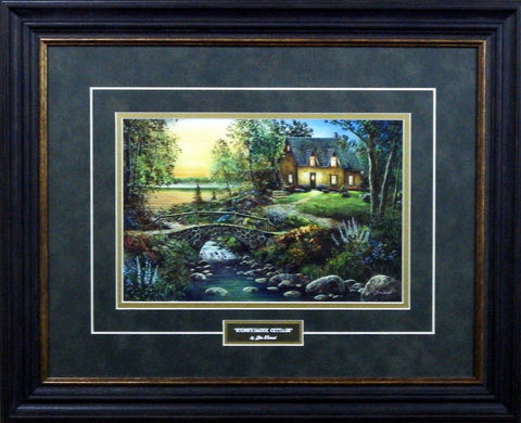 Jim Hansel Stoneybrook Cottage Art Print-Framed 21 x 17
