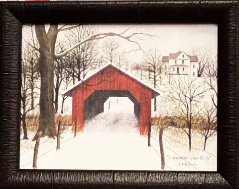 Billy Jacobs to Grandmother's House We Go art Print Framed 19 x 15