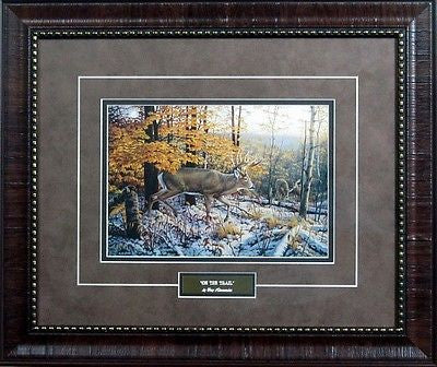 On The Trail By Greg Alexander Deer Print Framed