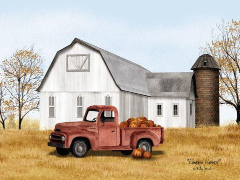 Billy Jacobs Pumpkin Harvest Farm Art Print 16 x 12
