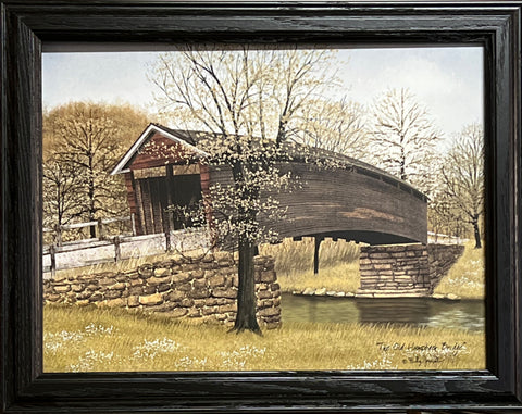 Billy Jacobs The old Humpback Bridge Art Print-Framed 18.5 x 14.5