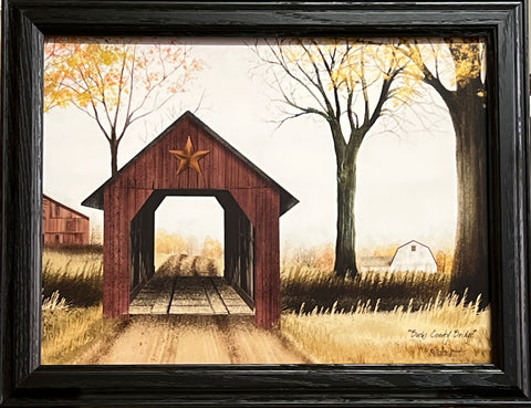 Billy Jacobs Buck's Country Bridge Art Print-Framed 18.5 x 14.5
