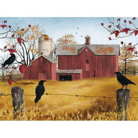 Billy Jacobs Autumn Gold Farming Fall Art Print-12 x 9