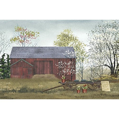 Billy Jacobs Flower Wagon - 18x12