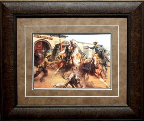 Andy Thomas The Burro and the Bad Men Framed Western Print