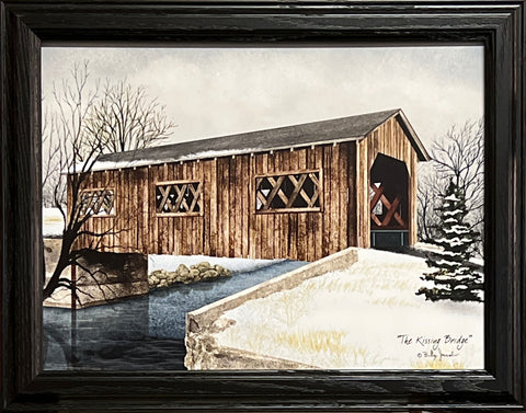 Billy Jacobs The Kissing Bridge Art Print-Framed 18.5 x 14,5