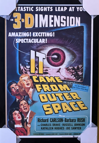 Movie Poster Reproduction Framed It Came From Outer Space 20.5 x 30