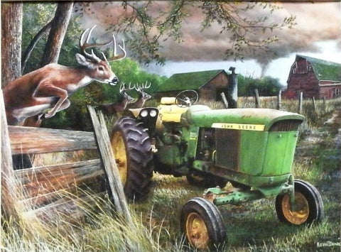 Kevin Daniel Ahead of the Storm Deer Art Print