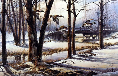 Terry Redlin April Snow