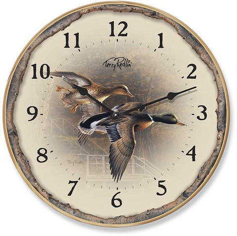 Terry Redlin Duck Clock AUTUMN SHORELINE