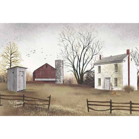 Billy Jacobs No Plumbing Farm country Art Print