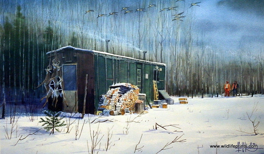 Les Kouba Boxcar Bush and Deer