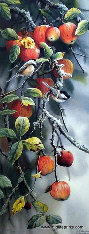Susan Bourdet Chickadees & Apples