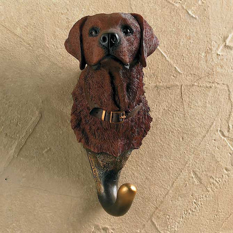 Wall Hook- Chocolate Lab