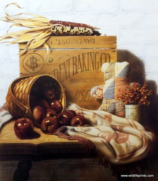 Doug Knutson Baking Art Print COUNTRY HARVEST