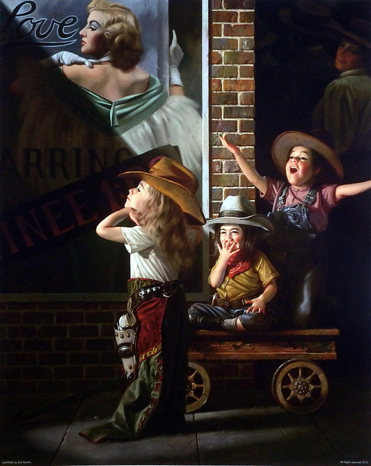 Bob Byerley Children's Print Old Time Movie Matinee