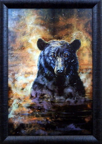 John McFaul Bear Dip-Framed