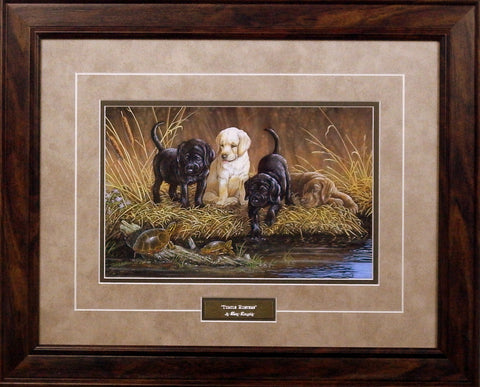 Terry Doughty Turtle Hunters- Framed