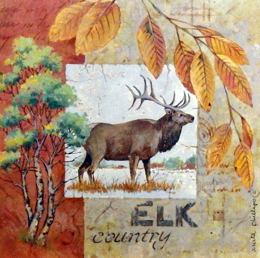 Anita Phillips ELK COUNTRY Northwoods Wall Decor
