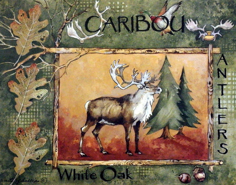 Anita Phillips Art Print CARIBOU Northwoods Wall Decor