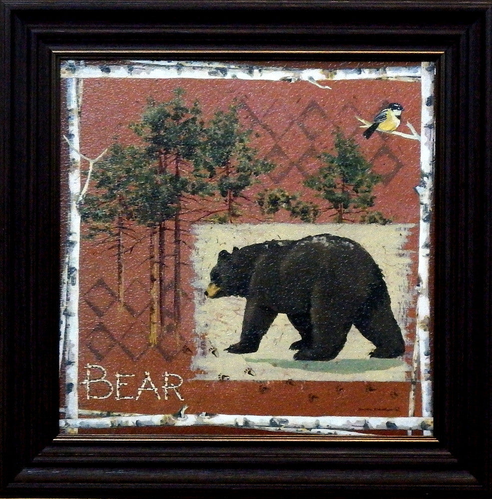 Anita Phillips Framed Northwoods Bear Print