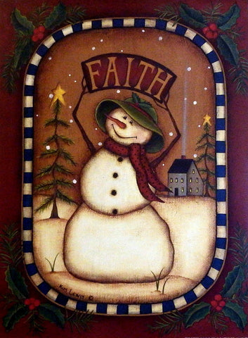 Kim Lewis Faith Snowman