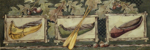 Anita Phillips Northwoods Art Print Three Canoes