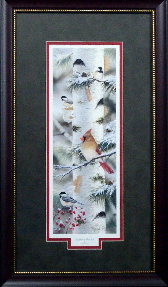 Mark Daehlin Feathered Friends II-Framed