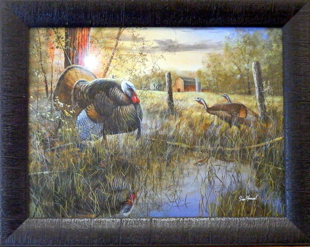 Jim Hansel Morning Ritual-Framed Studio Canvas