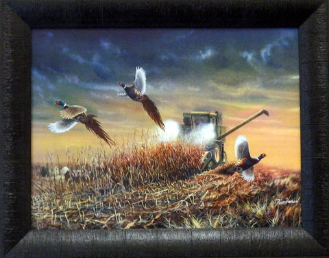 Jim Hansel The Last Pass-Framed Studio Canvas