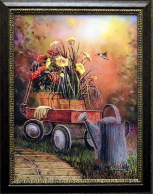 Jim Hansel Summer Blooms - Framed